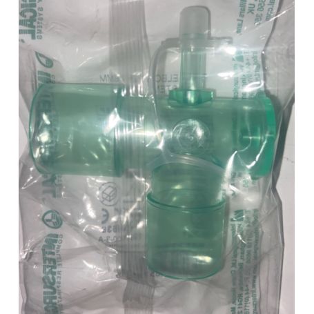 Raccord Patient coude fixe 22F-22M