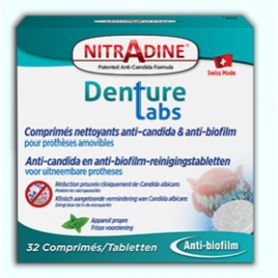 NITRADINE - 32 Comprimés nettoyants et desinfectants