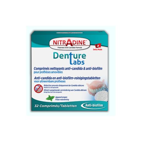 NITRADINE - 32 Comprimés nettoyants et desinfectants