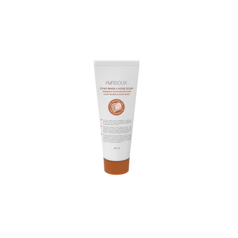 Savon Pürdoux bois de santal – masque et circuit CPAP