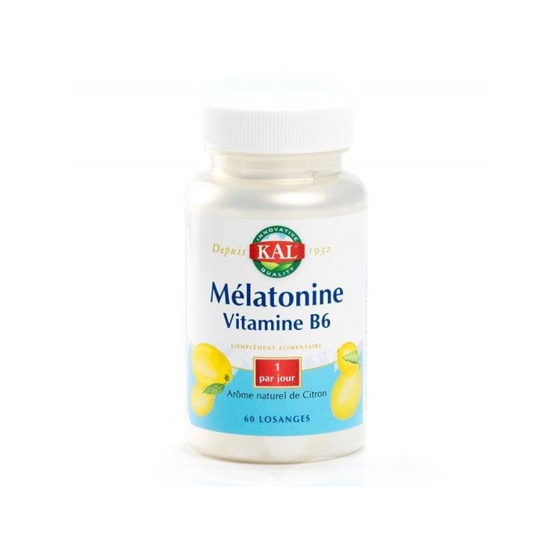 Mélatonine 1,9mg + Vit. B6 60 losanges sublinguaux